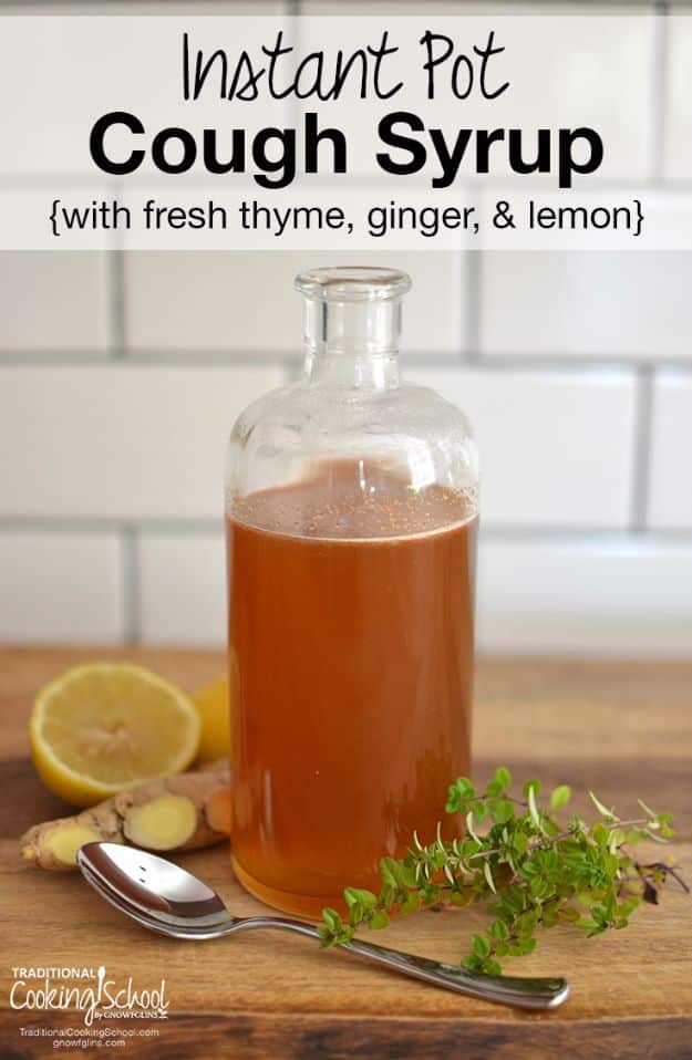 DIY Home Remedies - Instant Pot Cough Syrup - Homemade Recipes and Ideas for Help Relieve Symptoms of Cold and Flu, Upset Stomach, Rash, Cough, Sore Throat, Headache and Illness - Skincare Products, Balms, Lotions and Teas 