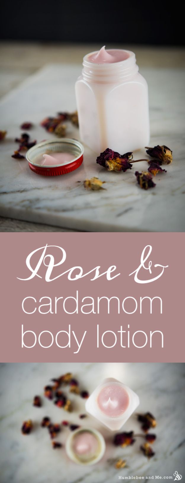 Rose Crafts - Rose Cardamom Body Lotion - Easy Craft Projects With Roses - Paper Flowers, Quilt Patterns, DIY Rose Art for Kids - Dried and Real Roses for Wall Art and Do It Yourself Home Decor - Mothers Day Gift Ideas - Fake Rose Arrangements That Look Amazing - Cute Centerrpieces and Crafty DIY Gifts With A Rose http://diyjoy.com/rose-crafts