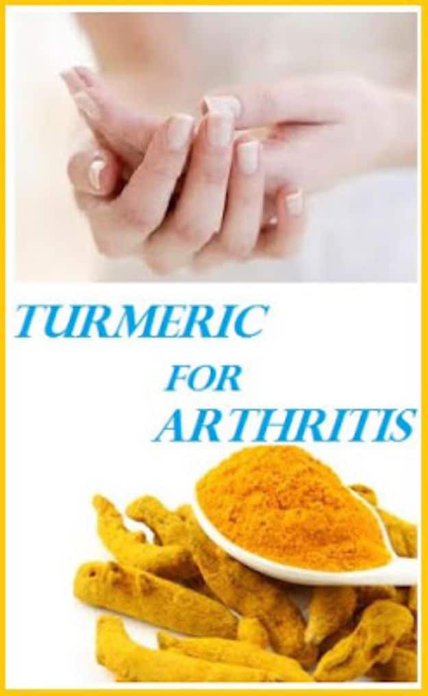 DIY Home Remedies - Turmeric For Arthritis - Homemade Recipes and Ideas for Help Relieve Symptoms of Cold and Flu, Upset Stomach, Rash, Cough, Sore Throat, Headache and Illness - Skincare Products, Balms, Lotions and Teas 