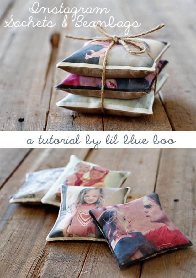Best Mothers Day Ideas - Instagram Sachets And Beanbags - Easy and Cute DIY Projects to Make for Mom - Cool Gifts and Homemade Cards, Gift in A Jar Ideas - Cheap Things You Can Make for Your Mother http://diyjoy.com/diy-mothers-day-ideas