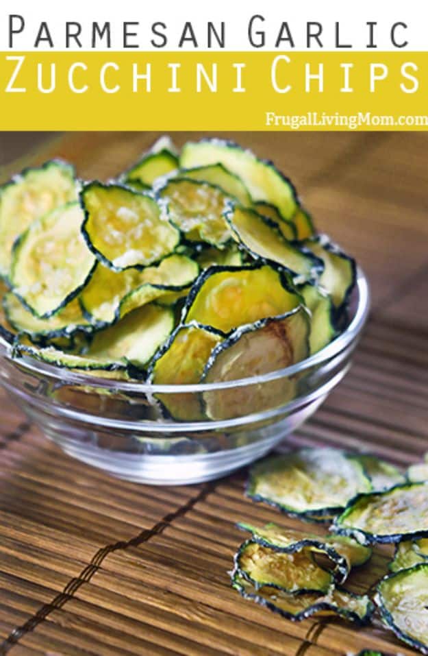 St Patrick's Day Food and Recipe Ideas - Parmesan Garlic Zucchini Chips - DIY St. Patrick's Day Party Recipes for Dinner, Desserts, Cookies, Cakes, Snacks, Dips and Drinks - Green Shamrocks, Leprechauns and Cute Party Foods - Easy Appetizers and Healthy Treats for Adults and Kids To Make - Potluck, Crockpot, Traditional and Corned Beef http://diyjoy.com/st-patricks-day-recipes