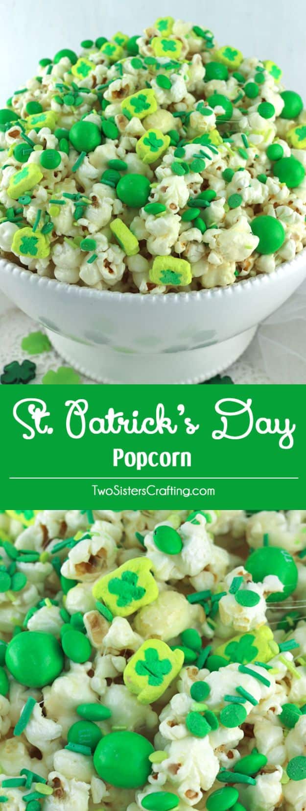 St Patrick's Day Food and Recipe Ideas - St. Patrick's Day Popcorn - DIY St. Patrick's Day Party Recipes for Dinner, Desserts, Cookies, Cakes, Snacks, Dips and Drinks - Green Shamrocks, Leprechauns and Cute Party Foods - Easy Appetizers and Healthy Treats for Adults and Kids To Make - Potluck, Crockpot, Traditional and Corned Beef http://diyjoy.com/st-patricks-day-recipes