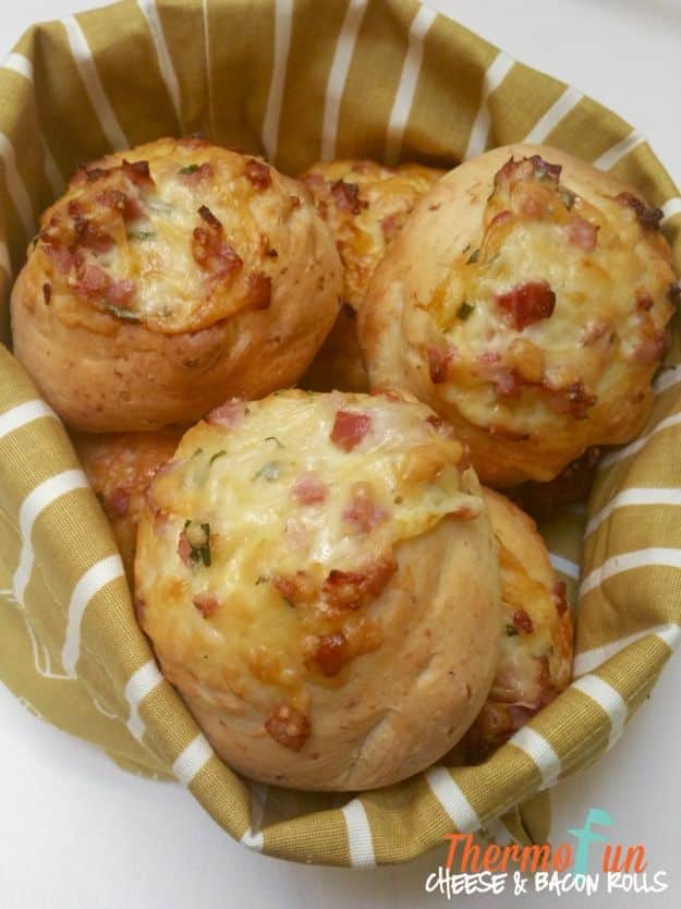 Best Recipes To Teach Your Kids To Cook - Cheese & Bacon Rolls - Easy Ideas To Show Children How to Prepare Food - Kid Friendly Recipes That Boys and Girls Can Make Themselves - No Bake, 5 Minute Foods, Healthy Snacks, Salads, Dips, Roll Ups, Vegetables and Simple Desserts - Recipes To Learn How To Make Fun Food http://diyjoy.com/best-recipes-teach-kids-to-cook