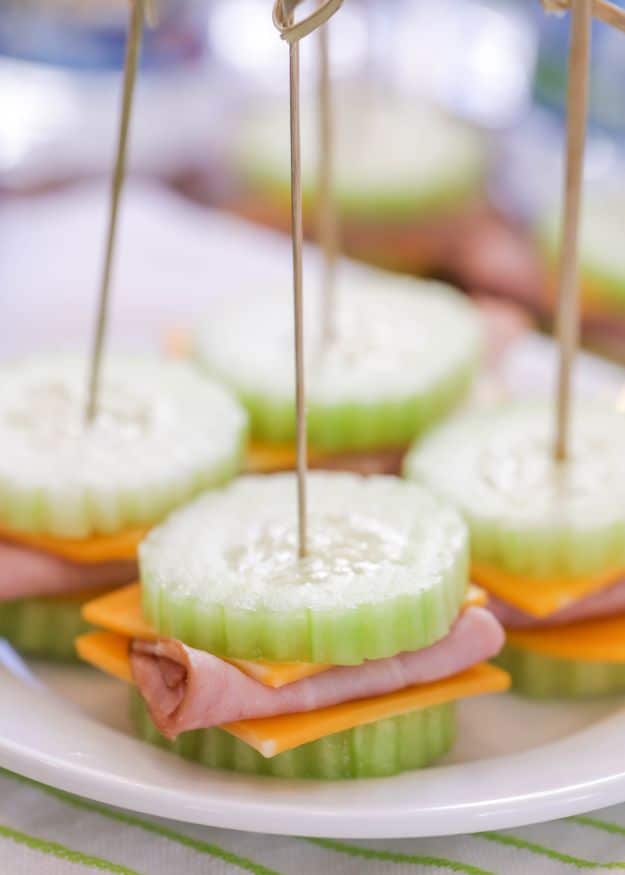 Best Summer Snacks and Snack Recipes - Cucumber Sandwiches - Quick And Easy Snack Ideas for After Workout, School, Work - Mid Day Treats, Best Small Desserts, Simple and Fast Things To Make In Minutes - Healthy Snacking Foods Made With Vegetables, Cheese, Yogurt, Fruit and Gluten Free Options - Kids Love Making These Sweets, Popsicles, Drinks, Smoothies and Fun Foods - Refreshing and Cool Options for Eating Otuside on a Hot Day   #summer #snacks #snackrecipes #appetizers