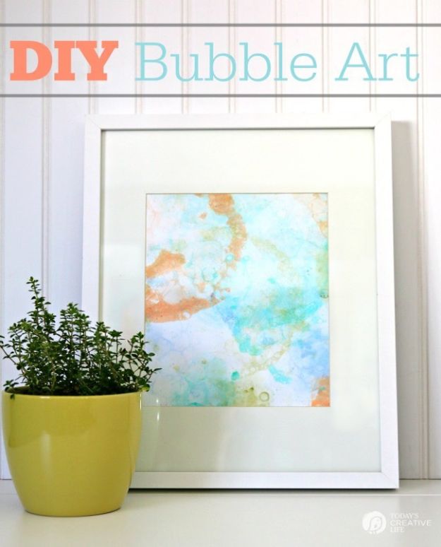 Crafts for Boys - DIY Bubble Art - Cute Crafts for Young Boys, Toddlers and School Children - Fun Paints to Make, Arts and Craft Ideas, Wall Art Projects, Colorful Alphabet and Glue Crafts, String Art, Painting Lessons, Cheap Project Tutorials and Inexpensive Things for Kids to Make at Home - Cute Room Decor and DIY Gifts to Make for Mom and Dad #diyideas #kidscrafts #craftsforboys