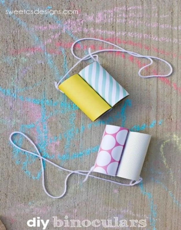 Crafts for Boys - Easy DIY Kids Binoculars - Cute Crafts for Young Boys, Toddlers and School Children - Fun Paints to Make, Arts and Craft Ideas, Wall Art Projects, Colorful Alphabet and Glue Crafts, String Art, Painting Lessons, Cheap Project Tutorials and Inexpensive Things for Kids to Make at Home - Cute Room Decor and DIY Gifts to Make for Mom and Dad #diyideas #kidscrafts #craftsforboys