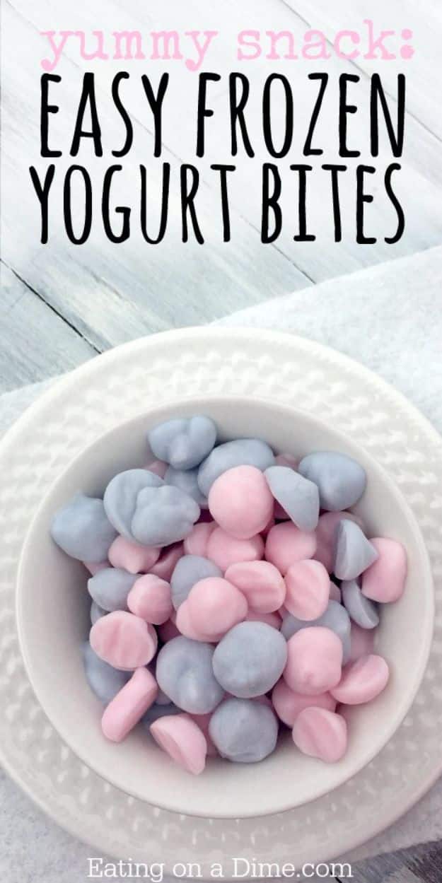 Best Summer Snacks and Snack Recipes - Easy Frozen Yogurt Bites - Quick And Easy Snack Ideas for After Workout, School, Work - Mid Day Treats, Best Small Desserts, Simple and Fast Things To Make In Minutes - Healthy Snacking Foods Made With Vegetables, Cheese, Yogurt, Fruit and Gluten Free Options - Kids Love Making These Sweets, Popsicles, Drinks, Smoothies and Fun Foods - Refreshing and Cool Options for Eating Otuside on a Hot Day   #summer #snacks #snackrecipes #appetizers