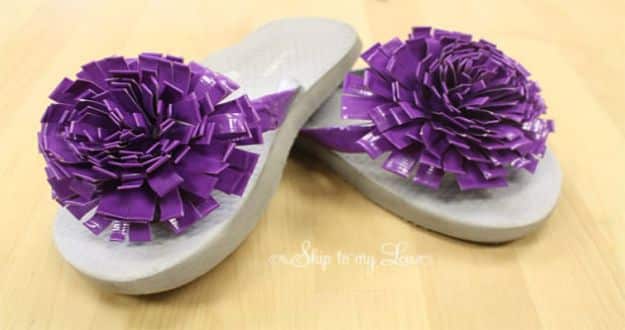 Crafts for Girls - How To Make Duck Tape Flowers - Cute Crafts for Young Girls, Toddlers and School Children - Fun Paints to Make, Arts and Craft Ideas, Wall Art Projects, Colorful Alphabet and Glue Crafts, String Art, Painting Lessons, Cheap Project Tutorials and Inexpensive Things for Kids to Make at Home - Cute Room Decor and DIY Gifts #girlsgifts #girlscrafts #craftideas #girls