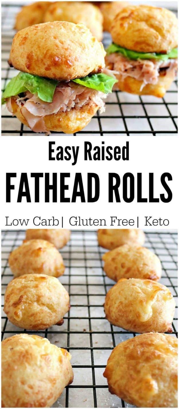 Best Keto Recipes - Keto Fathead Rolls - Easy Ketogenic Recipe Ideas for Breakfast, Lunch, Dinner, Snack and Dessert - Quick Crockpot Meals, Fat Bombs, Gluten Free and Low Carb Foods To Make For The Keto Diet #keto #ketorecipes #ketodiet