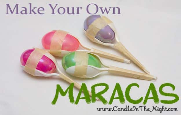 Crafts for Boys - Make Your Own Maracas - Cute Crafts for Young Boys, Toddlers and School Children - Fun Paints to Make, Arts and Craft Ideas, Wall Art Projects, Colorful Alphabet and Glue Crafts, String Art, Painting Lessons, Cheap Project Tutorials and Inexpensive Things for Kids to Make at Home - Cute Room Decor and DIY Gifts to Make for Mom and Dad #diyideas #kidscrafts #craftsforboys