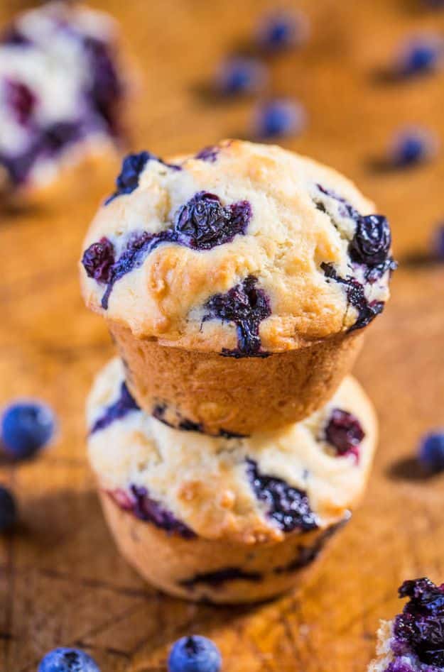 Low Sugar Dessert Recipes - Skinny Blueberry Muffins - Healthy Desserts and Ideas for Healthy Sweets Without Much Sugar - Raw Foods and Easy Clean Eating Dessert Tips, Keto Diet Snacks - Chocolate, Gluten Free, Cakes, Fruit Dips, No Bake, Stevia and Sweetener Options - Diabetic Diets and Diabetes Recipe Ideas for Desserts #recipes #recipeideas #lowsugar #nosugar #lowcalorie #diyjoy #dessertrecipes #lowsugar #dietrecipes