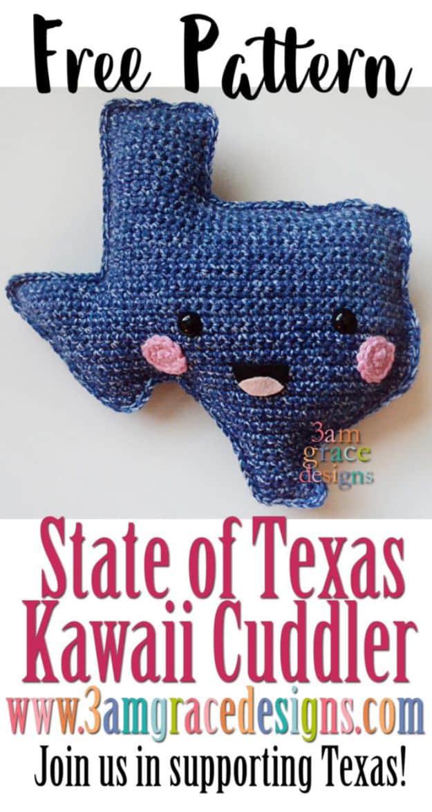 DIY Ideas For Everyone Who Loves Texas - State Of Texas Kawaii Cuddler - Cute Lone Star State Crafts In The Shape of Texas - Best Texan Quotes, Sayings and Signs for Your Porch and Home - Easy Texas Themed Decorating Ideas - Country Crafts, Rustic Home Decor, String Art and Map Projects Shaped Like Texas - Decor for Living Room, Bedroom, Bathroom, Kitchen and Yard http://diyjoy.com/diy-ideas-Texas