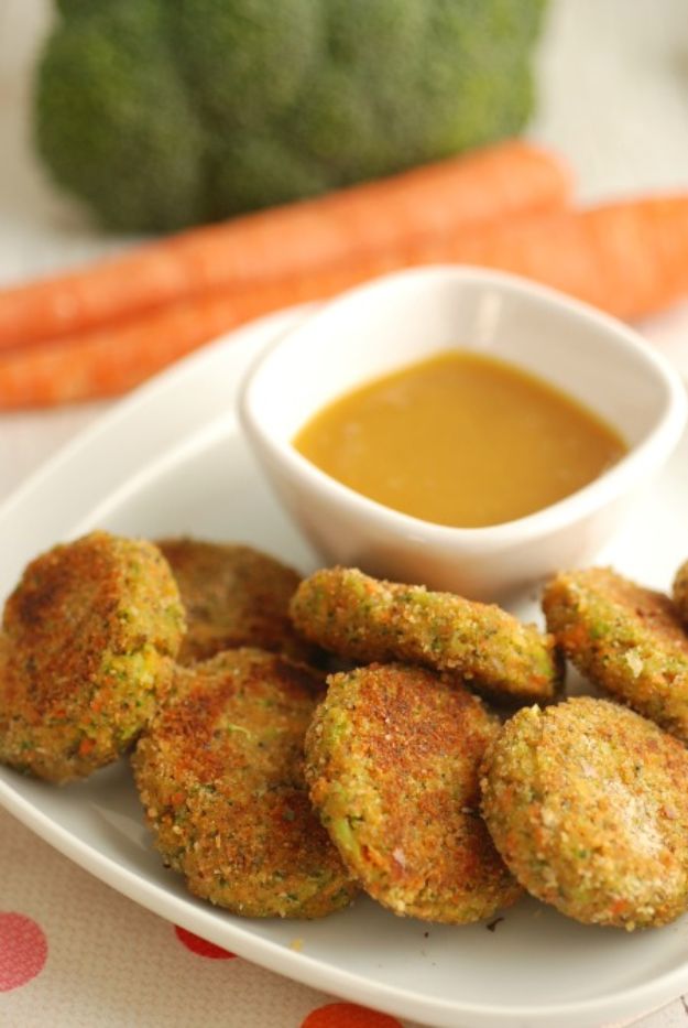 Best Recipes To Teach Your Kids To Cook - Veggie Nuggets - Easy Ideas To Show Children How to Prepare Food - Kid Friendly Recipes That Boys and Girls Can Make Themselves - No Bake, 5 Minute Foods, Healthy Snacks, Salads, Dips, Roll Ups, Vegetables and Simple Desserts - Recipes To Learn How To Make Fun Food http://diyjoy.com/best-recipes-teach-kids-to-cook