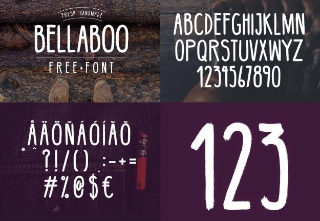 Best Free Fonts To Download for Crafts and DIY Projects - Bellaboo - Cute, Cool and Professional Looking Font Ideas for Teachers, Crafters and Wedding Decor - Calligraphy, Script, Sans Serif, Handwriting and Vintage Chalkboard Fonts for A Rustic Look - Fun Cricut and Silhouette Downloads - Printables for Signs and Invitations 