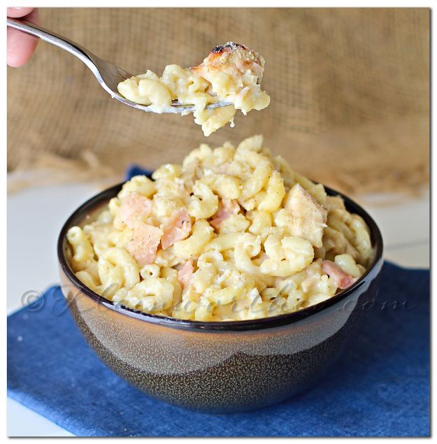 Easy Recipes For Rotisserie Chicken - Chicken Cordon Bleu Creamy Mac & Cheese - Healthy Recipe Ideas for Leftovers - Comfort Foods With Chicken - Low Carb and Gluten Free, Crock Pot Meals,#easyrecipes #dinnerideas #recipes