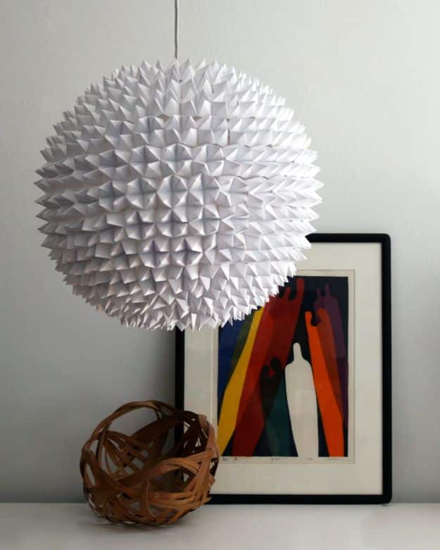 DIY Modern Home Decor - Faceted Pendant Light - Room Ideas, Wall Art on A Budget, Farmhouse Style Projects - Easy DIY Ideas and Decorations for Apartments, Living Room, Bedroom, Kitchen and Bath - Fixer Upper Tips and Tricks 