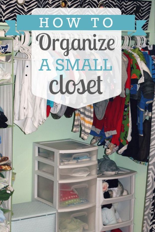 Closet Organization Ideas - Organize Small Closet - DIY Closet Organizing Tutorials - Hacks, Tips and Tricks for Closets With Storage, Shoe Racks, Small Space Idea - Projects for Bedroom, Kids, Master, Walk in