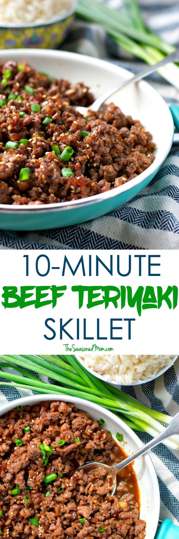 Best Recipes With Ground Beef - 10-Minute Beef Teriyaki Skillet - Easy Dinners and Ground Beef Recipe Ideas - Quick Lunch Salads, Casseroles, Tacos, One Skillet Meals - Healthy Crockpot Foods With Hamburger Meat - Mexican Casserole, Instant Pot Carne Molida, Low Carb and Keto Diet - Rice, Pasta, Potatoes and Crescent Rolls 