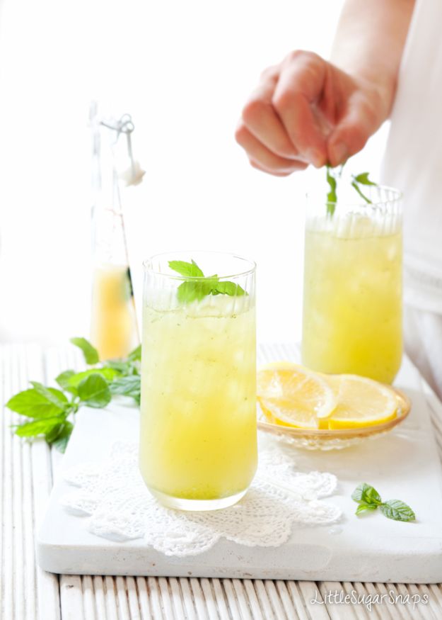 DIY Juice Recipes for Health, Detox and Energy - Apple Lemon Mint Fruit Cooler - Juicing for Beginners With Fruit and Vegetables - Recipe Ideas and Mixes for Juices That Promote Weightloss, Help With Inflammation, For Cancer, For Skin, Cleanse and for Fat Burning - Try These for Kids, for Breakfast, Lunch and Post Workout 