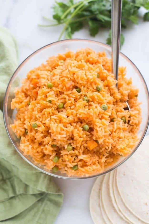 Best Mexican Food Recipes - Authentic Mexican Rice – Homemade Authentic Mexican Version - Mexican Beef Soup - Authentic Mexican Foods and Recipe Ideas for Casseroles, Quesadillas, Tacos, Appetizers, Tamales, Enchiladas, Crockpot, Chicken, Beef and Healthy Foods - Desserts and  dessert#recipes #mexican