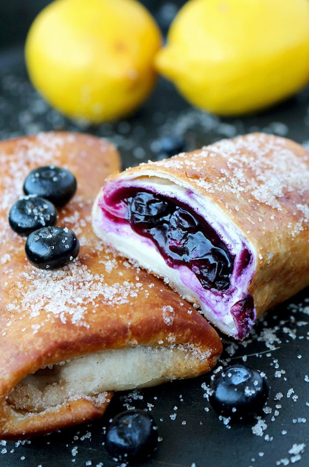 Best Mexican Food Recipes - Blueberry Cheesecake Chimichangas - Authentic Mexican Foods and Recipe Ideas for Casseroles, Quesadillas, Tacos, Appetizers, Tamales, Enchiladas, Crockpot, Chicken, Beef and Healthy Foods - Desserts and  dessert#recipes #mexican