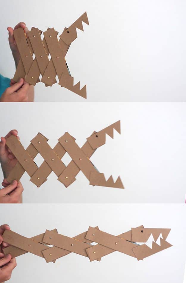 Cool DIY Ideas With Cereal Boxes - Cereal Box Monster Jaws - Easy Organizing Ideas, Cute Kids Crafts and Creative Ways to Make Things Out of A Cereal Box - Cheap Gifts, DIY School Supplies and Storage Ideas http://diyjoy.com/diy-ideas-cereal-boxes