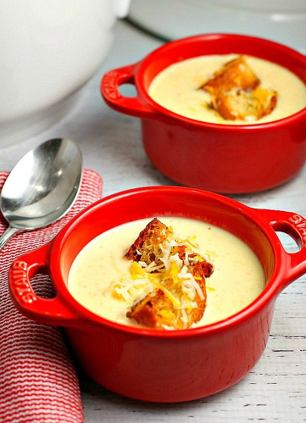Best Recipes for the Cheese Lover - Cheese Soup - Easy Recipe Ideas With Cheese - Homemade Appetizers, Dips, Dinners, Snacks, Pasta Dishes, Healthy Lunches and Soups Made With Your Favorite Cheeses - Ricotta, Cheddar, Swiss, Parmesan, Goat Chevre, Mozzarella and Feta Ideas - Grilled, Healthy, Vegan and Vegetarian #cheeserecipes #recipes #recipeideas #cheese #cheeserecipe 