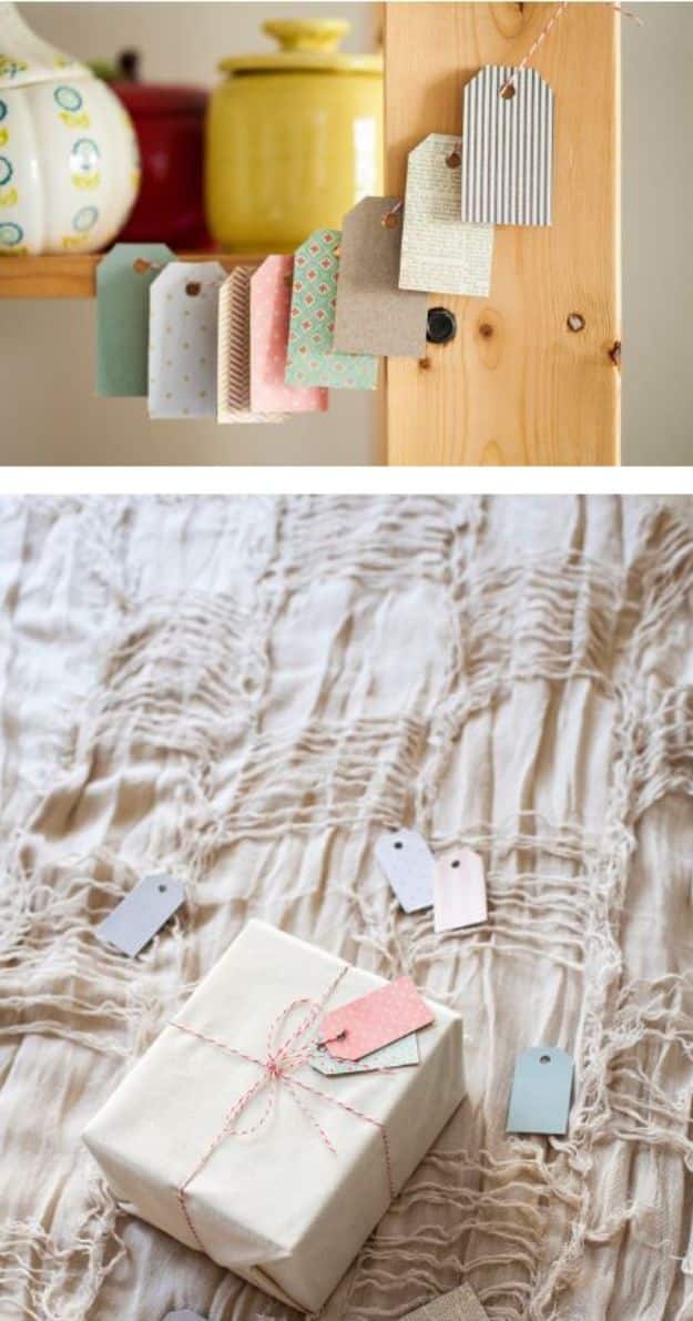 Cool DIY Ideas With Cereal Boxes - DIY Cereal Box Gift Tags - Easy Organizing Ideas, Cute Kids Crafts and Creative Ways to Make Things Out of A Cereal Box - Cheap Gifts, DIY School Supplies and Storage Ideas http://diyjoy.com/diy-ideas-cereal-boxes
