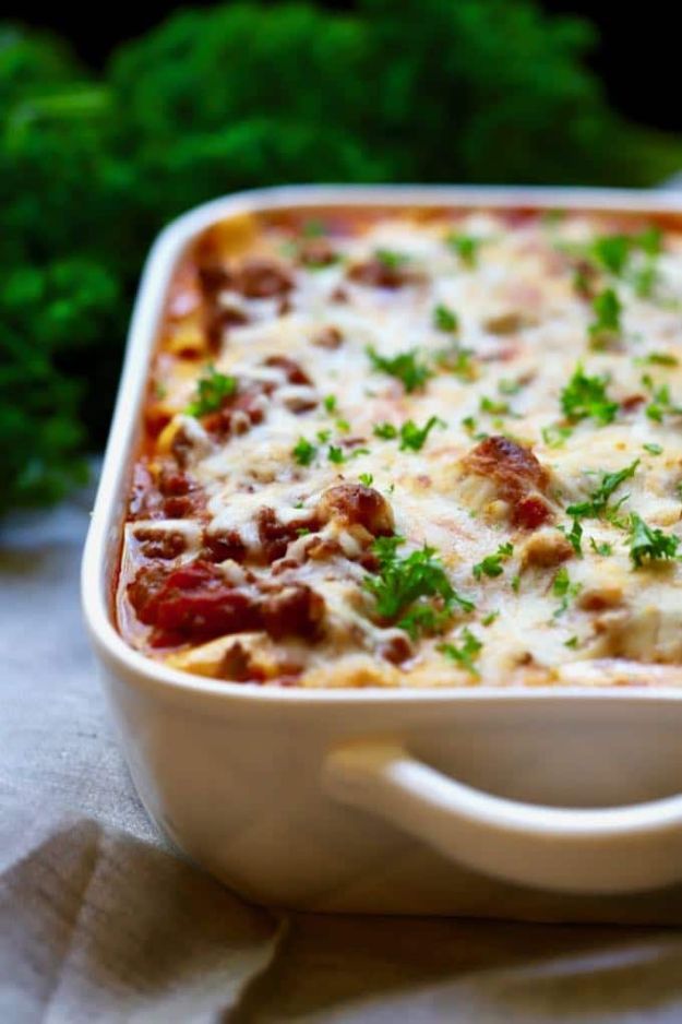 Best Recipes With Ground Beef - Easy Make Ahead Baked Ziti - Easy Dinners and Ground Beef Recipe Ideas - Quick Lunch Salads, Casseroles, Tacos, One Skillet Meals - Healthy Crockpot Foods With Hamburger Meat - Mexican Casserole, Instant Pot Carne Molida, Low Carb and Keto Diet - Rice, Pasta, Potatoes and Crescent Rolls 