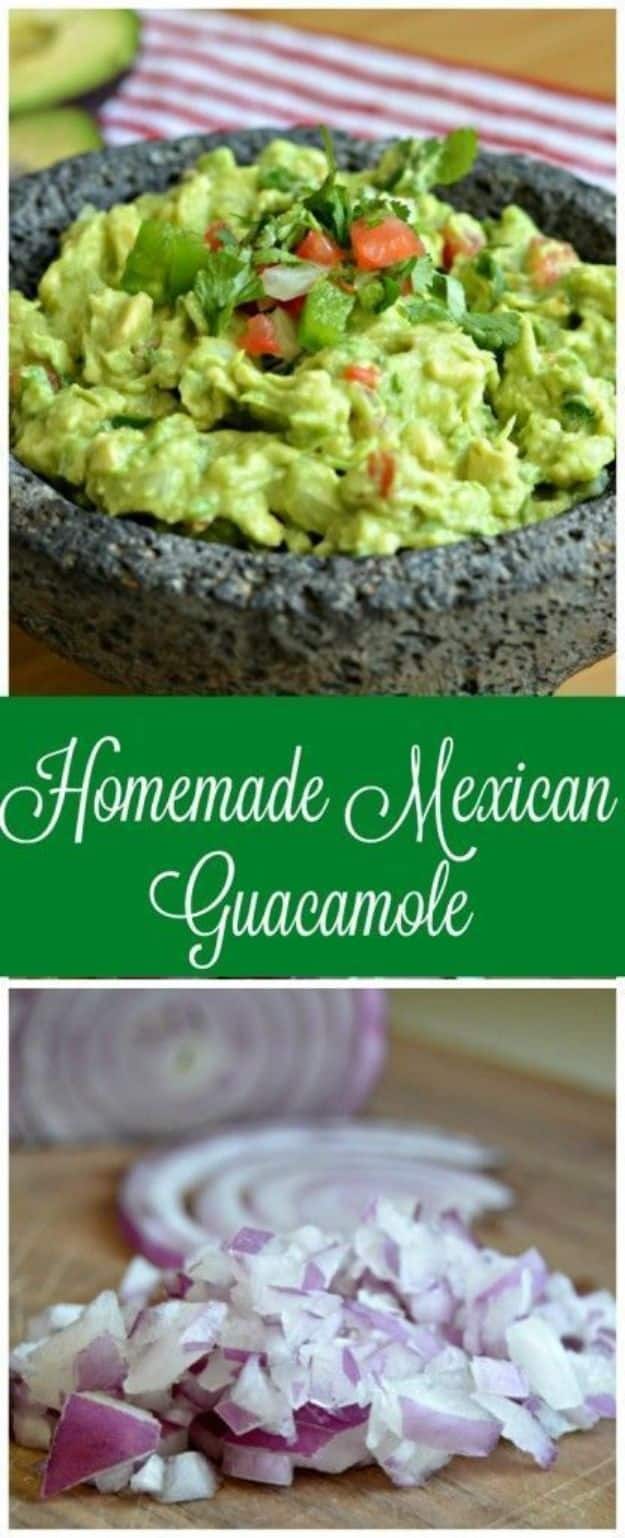 Best Mexican Food Recipes - Guacamole Recipe – Homemade Authentic Mexican Version - Mexican Beef Soup - Authentic Mexican Foods and Recipe Ideas for Casseroles, Quesadillas, Tacos, Appetizers, Tamales, Enchiladas, Crockpot, Chicken, Beef and Healthy Foods - Desserts and  dessert#recipes #mexican