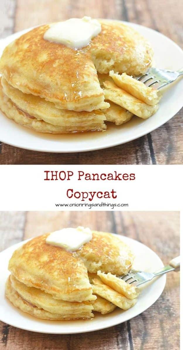 Best Pancake Recipes - IHOP Pancakes Copycat - Homemade Pancakes With Banana, Berries, Fruit and Maple Syrup - How To Make Pancake Mix at Home - Gluten Free, Low Fat and Healthy Recipes - Breakfast and Brunch Recipe Ideas - Silver Dollar, Buttermilk, Make Ahead and Quick Versions With Strawberries and Blueberries #pancakes #pancakerecipes #recipeideas #breakfast #breakfastrecipes http://diyjoy.com/pancake-recipes