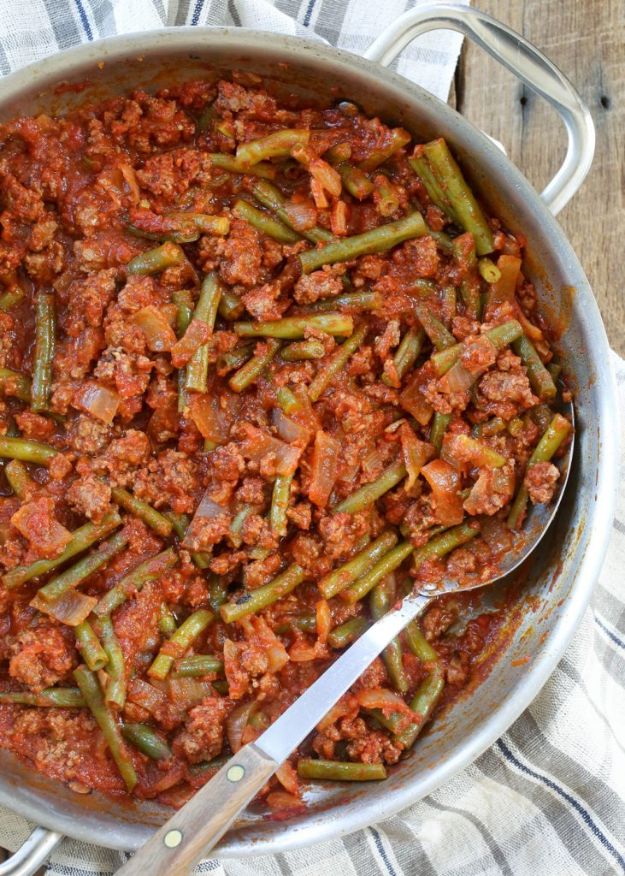 Best Recipes With Ground Beef - Lebanese Beef and Green Beans - Easy Dinners and Ground Beef Recipe Ideas - Quick Lunch Salads, Casseroles, Tacos, One Skillet Meals - Healthy Crockpot Foods With Hamburger Meat - Mexican Casserole, Instant Pot Carne Molida, Low Carb and Keto Diet - Rice, Pasta, Potatoes and Crescent Rolls 