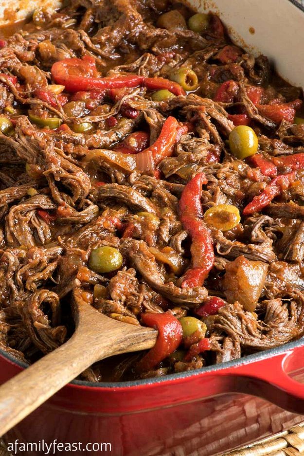 Best Mexican Food Recipes - Ropa Vieja – Homemade Authentic Mexican Version - Mexican Beef Soup - Authentic Mexican Foods and Recipe Ideas for Casseroles, Quesadillas, Tacos, Appetizers, Tamales, Enchiladas, Crockpot, Chicken, Beef and Healthy Foods - Desserts and  dessert#recipes #mexican