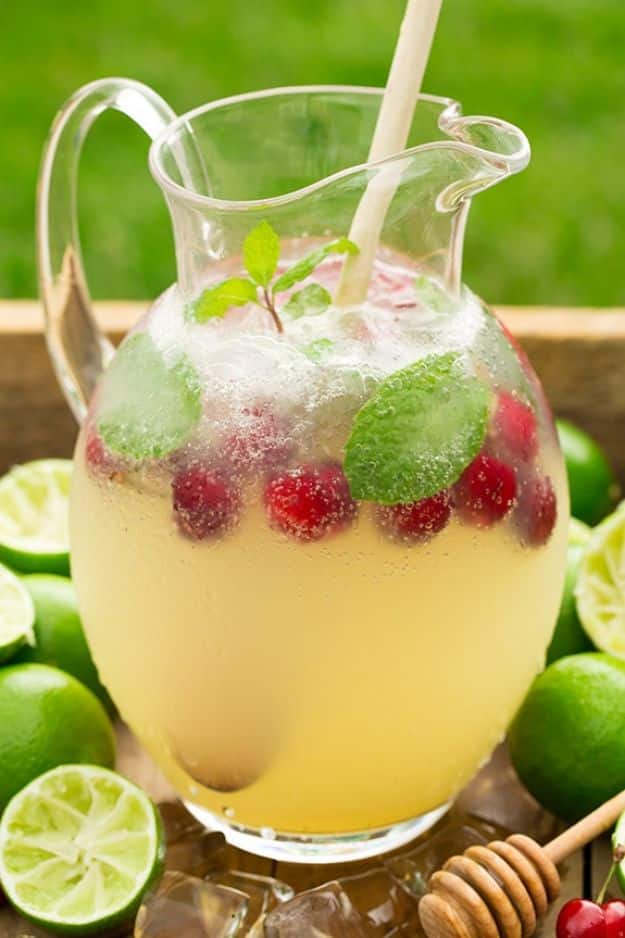 DIY Juice Recipes for Health, Detox and Energy - Sparkling Honey Limeade - Juicing for Beginners With Fruit and Vegetables - Recipe Ideas and Mixes for Juices That Promote Weightloss, Help With Inflammation, For Cancer, For Skin, Cleanse and for Fat Burning - Try These for Kids, for Breakfast, Lunch and Post Workout 