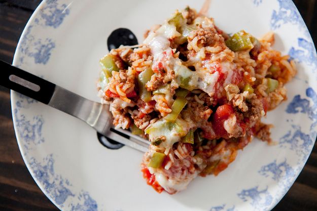 Best Recipes With Ground Beef - Stuffed Pepper Casserole - Easy Dinners and Ground Beef Recipe Ideas - Quick Lunch Salads, Casseroles, Tacos, One Skillet Meals - Healthy Crockpot Foods With Hamburger Meat - Mexican Casserole, Instant Pot Carne Molida, Low Carb and Keto Diet - Rice, Pasta, Potatoes and Crescent Rolls 