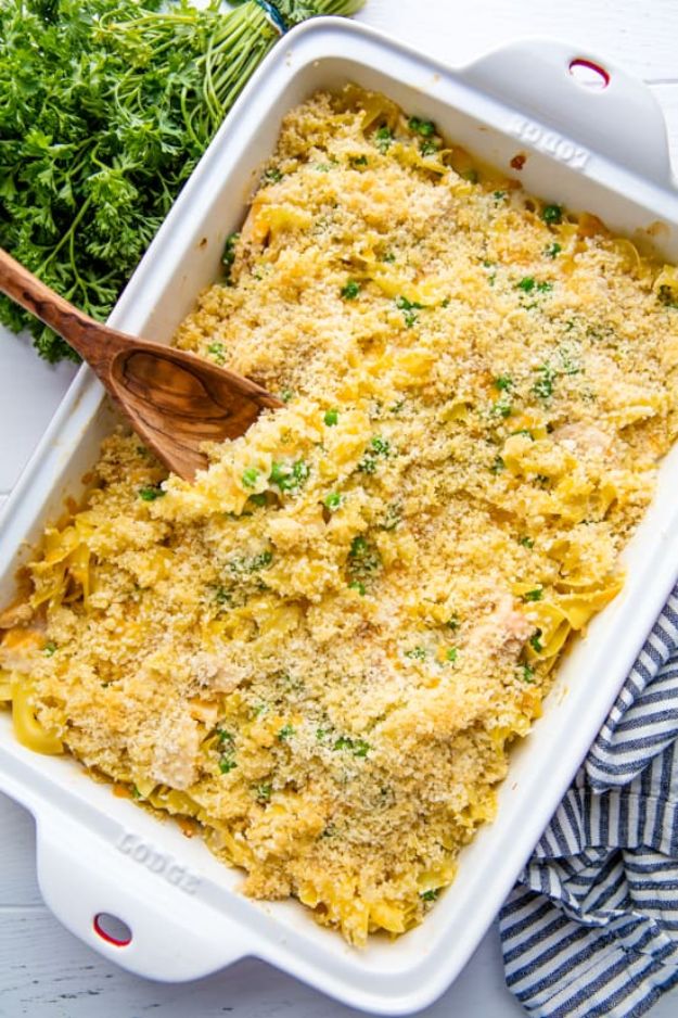Best Casserole Recipes - Best Tuna Casserole - Healthy One Pan Meals Made With Chicken, Hamburger, Potato, Pasta Noodles and Vegetable - Quick Casseroles Kids Like - Breakfast, Lunch and Dinner Options - Mexican, Italian and Homestyle Favorites - Party Foods for A Crowd and Potluck Dishes #recipes #casseroles