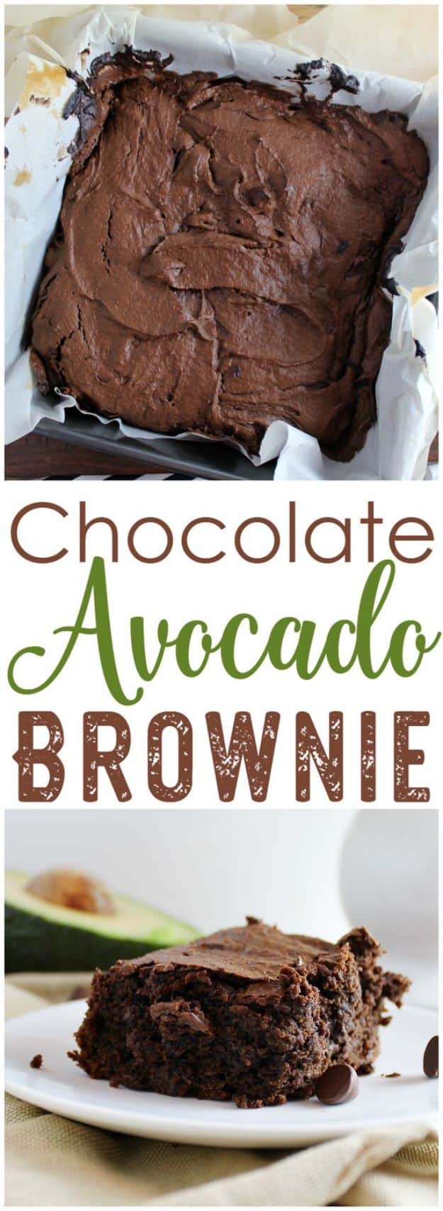 Avocado Recipes - Chocolate Avocado Brownies - Quick Avocado Toast, Eggs, Keto Guacamole, Dips, Salads, Healthy Lunches, Breakfast, Dessert and Dinners - Party Foods, Soups, Low Carb Salad Dressings and Smoothie #avocado #recipes