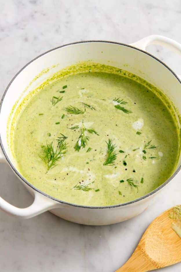 Asparagus Recipes - Cream of Asparagus Soup - DIY Asparagus Recipe Ideas for Homemade Soups, Sides and Salads - Easy Tutorials for Roasted, Sauteed, Steamed, Baked, Grilled and Pureed Asparagus - Party Foods, Quick Dinners, Dishes With Cheese, Vegetarian and Vegan Options - Healthy Recipes With Step by Step Instructions 