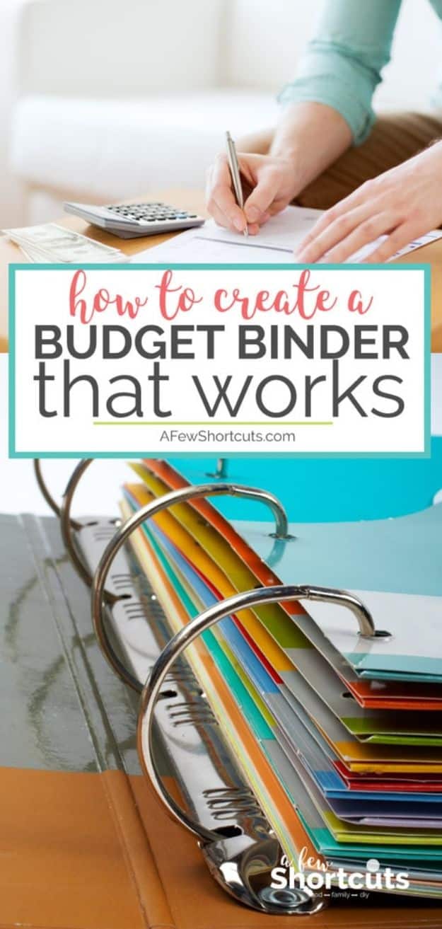 Organizing Ideas for Your Life - DIY Budget Binder - Easy Crafts and Cool Ideas for Getting Organized - Best Ways to Get Organized - Things to Make for Being More Efficient and Productive - DIY Storage, Shelving, Calendars, Planning #organizing