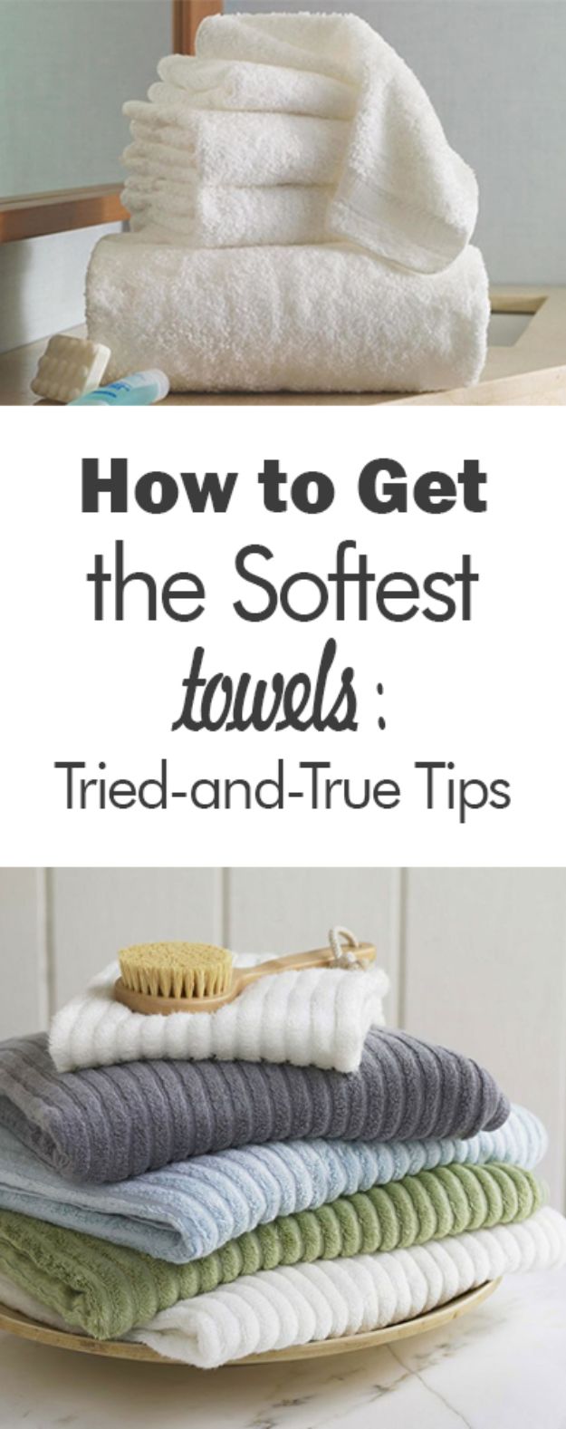 Laundry Hacks - Get the Softest Towels - Cool Tips for Busy Moms and Laundry Lifehacks - Laundry Room Organizing Ideas, Storage and Makeover - Folding, Drying, Cleaning and Stain Removal Tips for Clothes - How to Remove Stains, Paint, Ink and Smells - Whitening Tricks and Solutions - DIY Products and Recipes for Clothing Soaps 