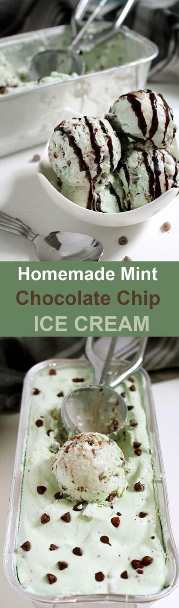 Chocolate Desserts and Recipe Ideas - Homemade Mint Chocolate Chip Ice Cream - Easy Chocolate Recipes With Mint, Peanut Butter and Caramel - Quick No Bake Dessert Idea, Healthy Desserts, Cake, Brownies, Pie and Mousse - Best Fancy Chocolates to Serve for Two 