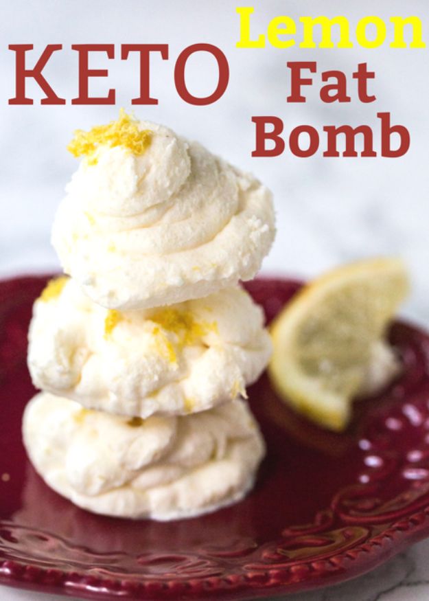Keto Fat Bombs and Best Ketogenic Recipe Ideas to Make At Home - Lemon Fat Bombs - Easy Recipes With Peanut Butter, Cream Cheese, Chocolate, Coconut Oil, Coffee low carb fat bombs #keto #ketorecipes