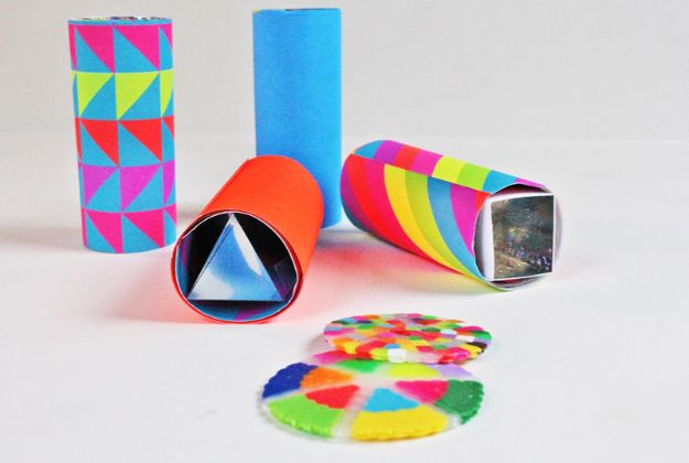 DIY perler bead crafts - Mini DIY Kaleidoscope - Easy Crafts With Perler Beads - Cute Accessories and Homemade Decor That Make Creative DIY Gifts - Plastic Melted Beads Make Cool Art for Walls, Jewelry and Things To Make When You are Bored #diy #crafts
