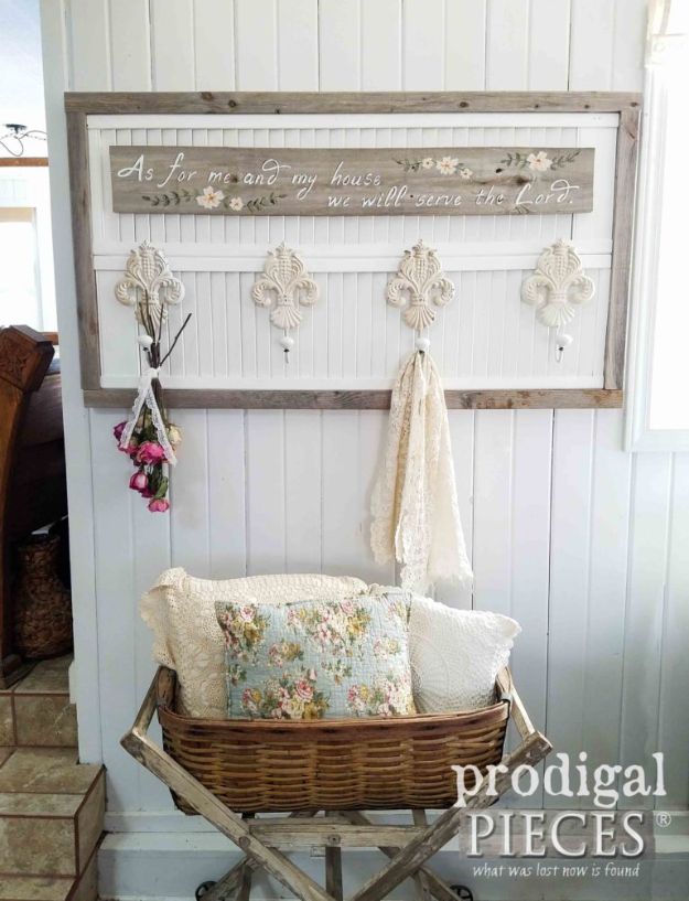 Thrift Store DIY Makeovers - Repurposed Louver Door Wall Art - Decor and Furniture With Upcycling Projects and Tutorials - Room Decor Ideas on A Budget - Crafts and Decor to Make and Sell - Before and After Photos - Farmhouse, Outdoor, Bedroom, Kitchen, Living Room and Dining Room Furniture http://diyjoy.com/thrift-store-makeovers