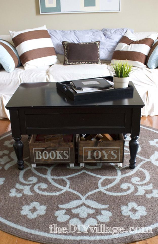 Thrift Store DIY Makeovers - Rolling Storage from Up-cycled Wine Crates - Decor and Furniture With Upcycling Projects and Tutorials - Room Decor Ideas on A Budget - Crafts and Decor to Make and Sell - Before and After Photos - Farmhouse, Outdoor, Bedroom, Kitchen, Living Room and Dining Room Furniture http://diyjoy.com/thrift-store-makeovers