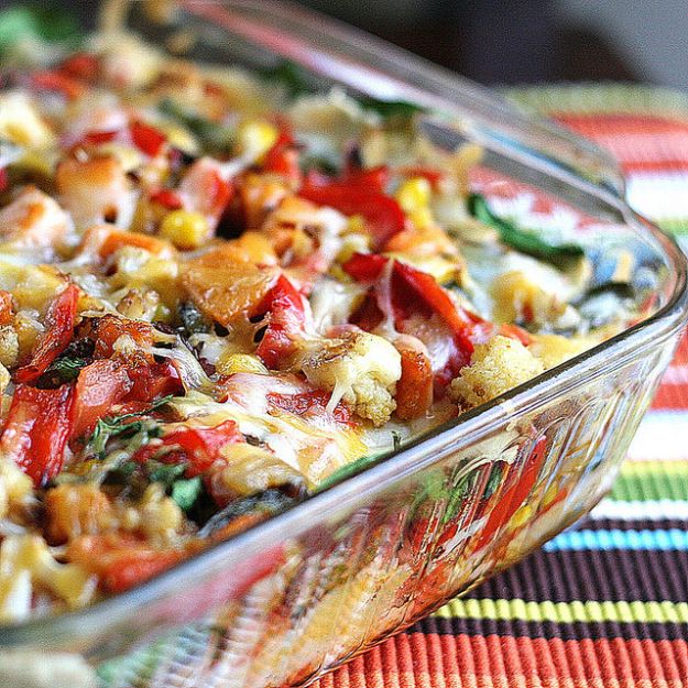 Enchiladas - Stacked Roasted Vegetable Enchiladas - Best Easy Enchilada Recipes and Enchilada Casserole With Chicken, Beef, Cheese, Shrimp, Turkey and Vegetarian - Healthy Salsa for Green Verdes, Sour Cream Enchiladas Mexicanas, White Sauce, Crockpot Ideas - Dinner, Lunch and Party Food Ideas to Feed A Group or Crowd #enchiladas #mexican #recipes