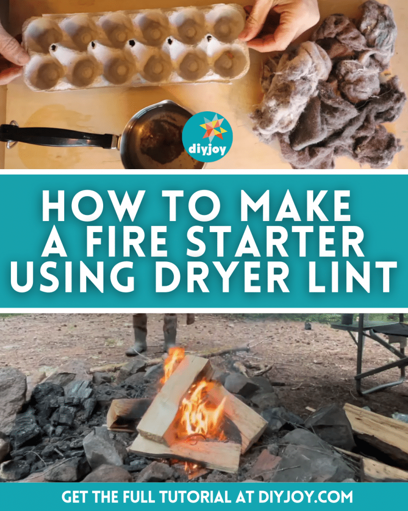 How To Make A Fire Starter Using Dryer Lint