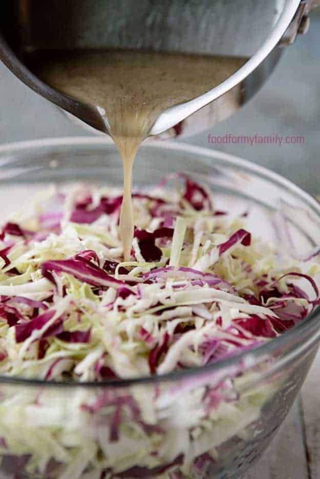 4th of July Recipes Tangy Coleslaw at #fourthofjuly