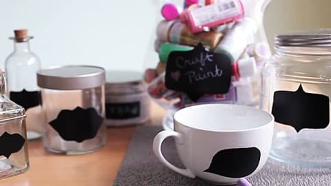 How to Make Chalkboard Organizers | DIY Joy Projects and Crafts Ideas