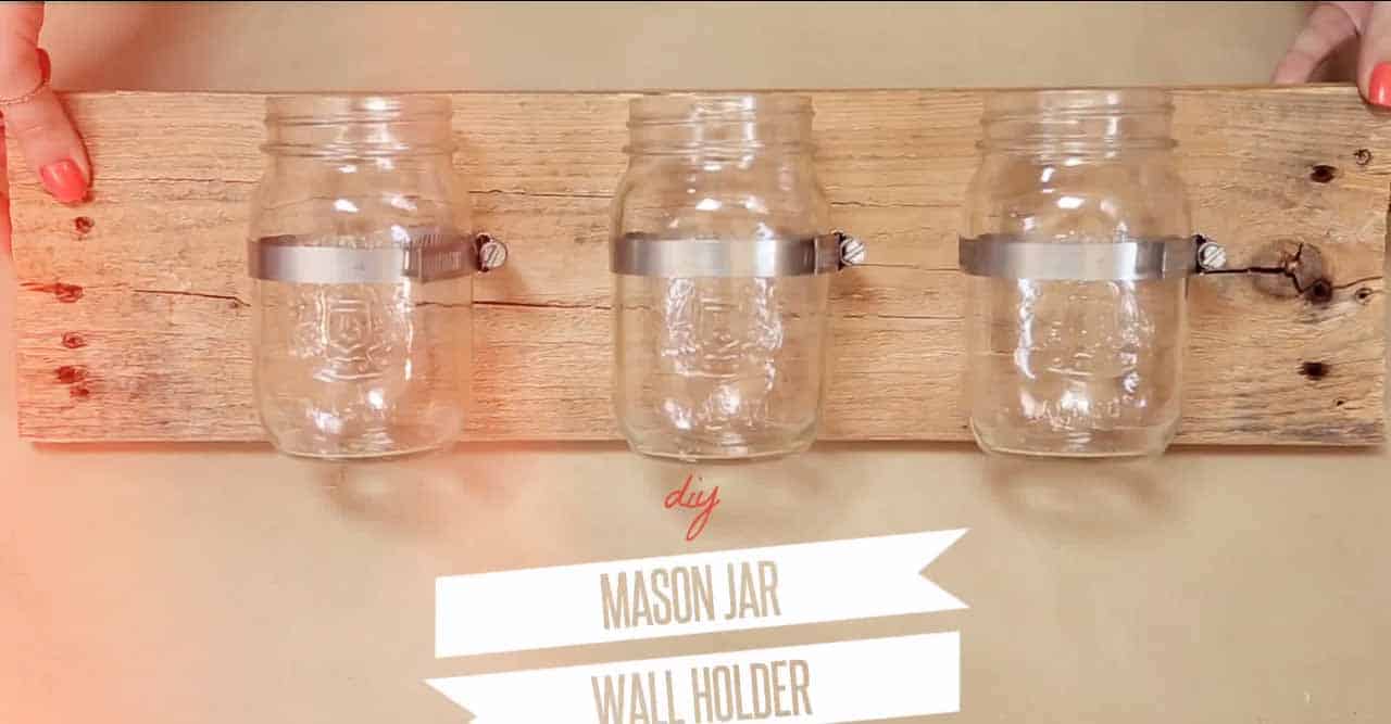 Mason Jar Home Organisation